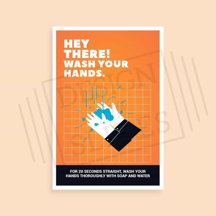 wash your hands reminder poster