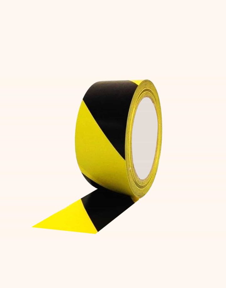 floor marking yellow black striped tape