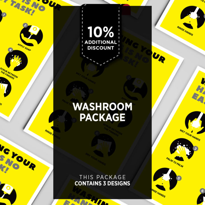 personal hygiene at workplace - washroom combo pack