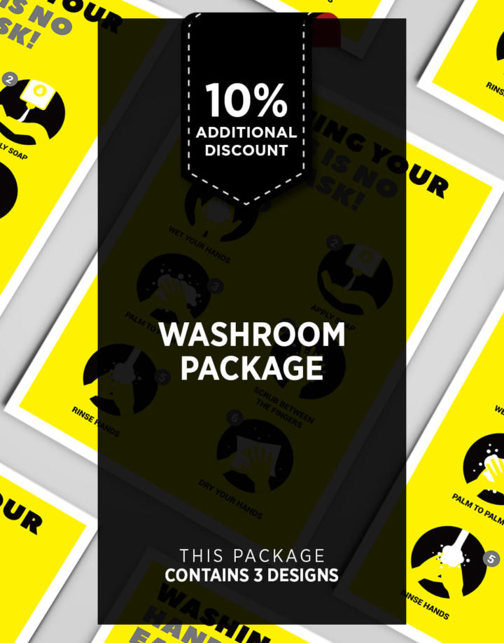 personal hygiene at workplace - washroom combo pack