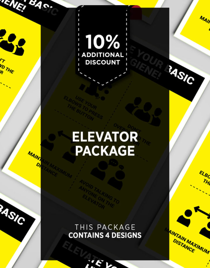 elevator etiquette at work - combo pack