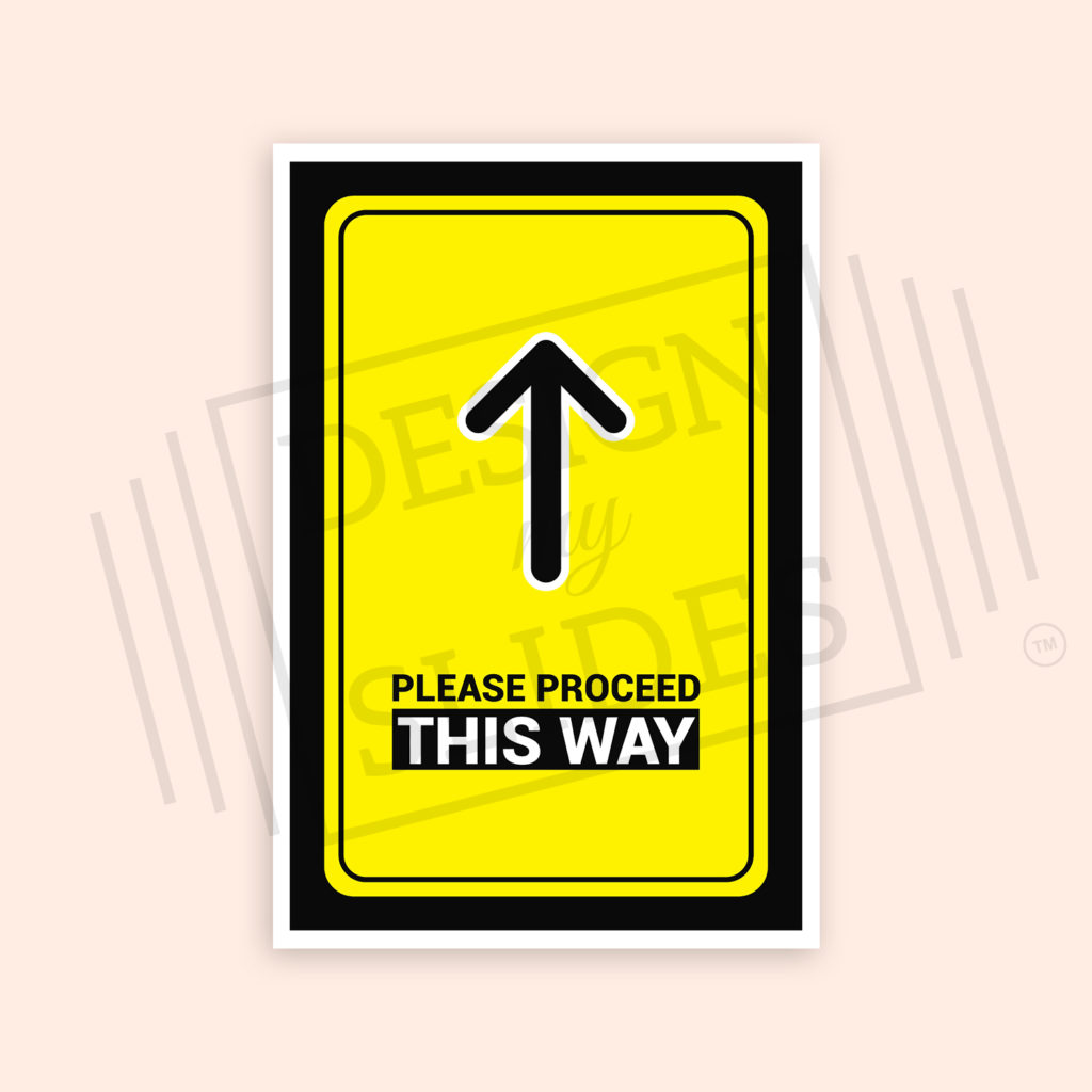 Direction Sign Arrow Front Signage Design My Slides