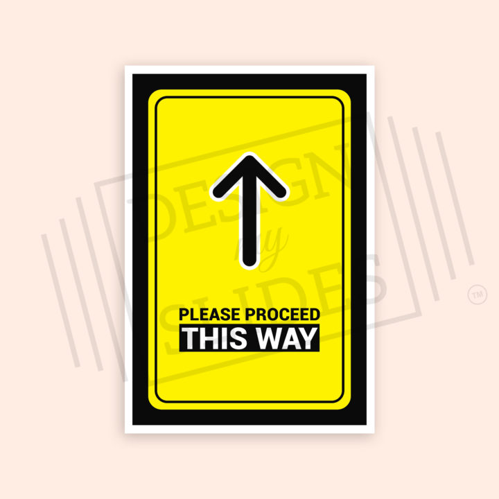 buy direction sign arrow front signage at design my slides