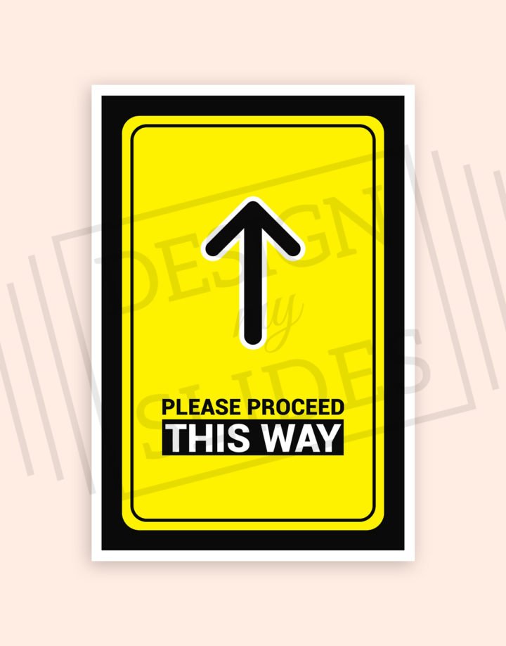 buy direction sign arrow front signage at design my slides