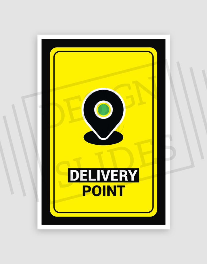 delivery point signage
